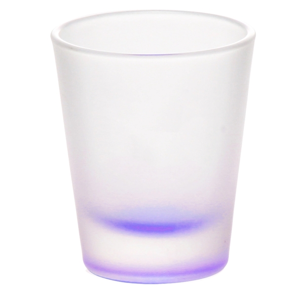 Printed frosted clear shot glass, 1.75 oz.... from ASI 39552 BEL Promo