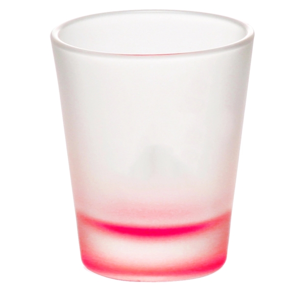 Printed frosted clear shot glass, 1.75 oz.... from ASI 39552 BEL Promo