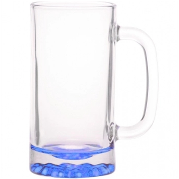 16 oz. clear glass beer mug with star bottom base.... from ASI 39552 BEL Promo