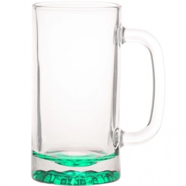 16 oz. clear glass beer mug with star bottom base.... from ASI 39552 BEL Promo