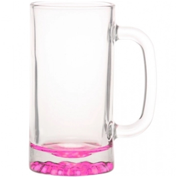 16 oz. clear glass beer mug with star bottom base.... from ASI 39552 BEL Promo