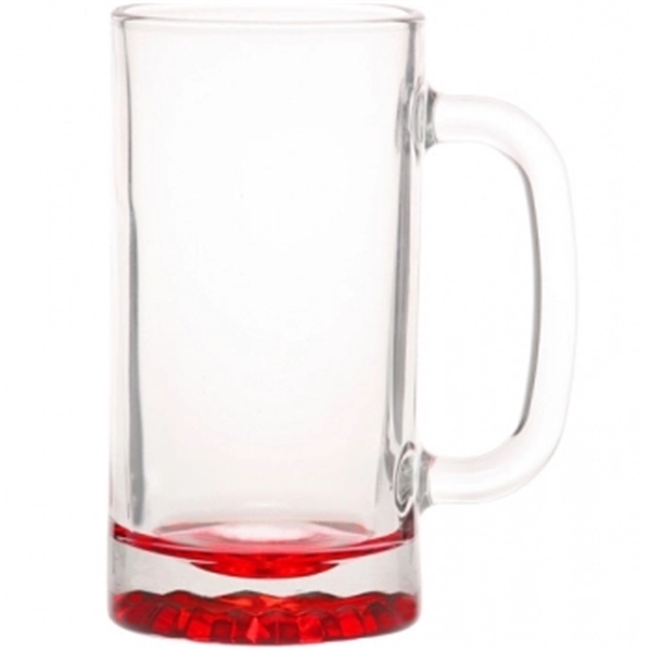 16 oz. clear glass beer mug with star bottom base.... from ASI 39552 BEL Promo