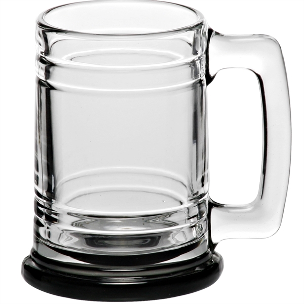 15 oz. clear glass beer mug with thick handle and protruding... from ASI 39552 BEL Promo