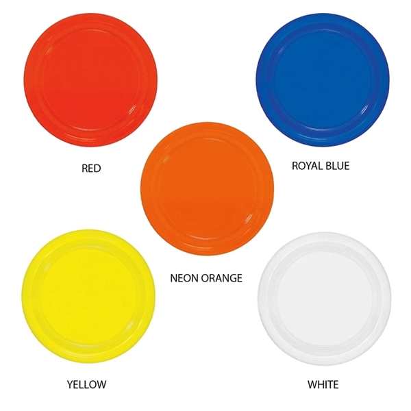 Flying disc molded in dog-friendly co-polymer polypropylene that measures 9" x... from ASI 92980 WOV-IN® / Promopet