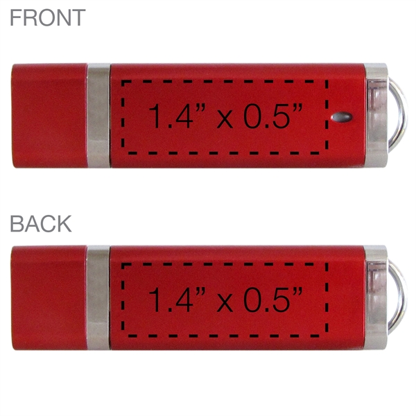 Rubberized finish USB flash drive.... from ASI 62124 iClick, Inc. / iClick®