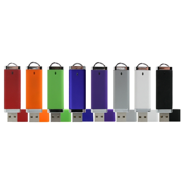 Rubberized finish USB flash drive.... from ASI 62124 iClick, Inc. / iClick®