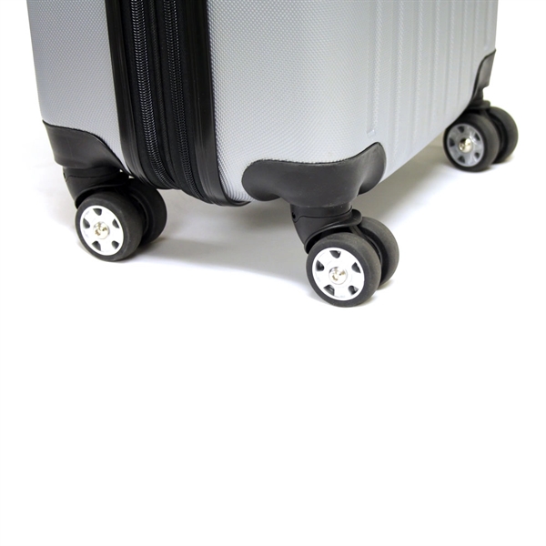 four 360 swivel dual wheels ABS plastic hardside, this 20in suitcase... from ASI 79384 Preferred Nation Inc