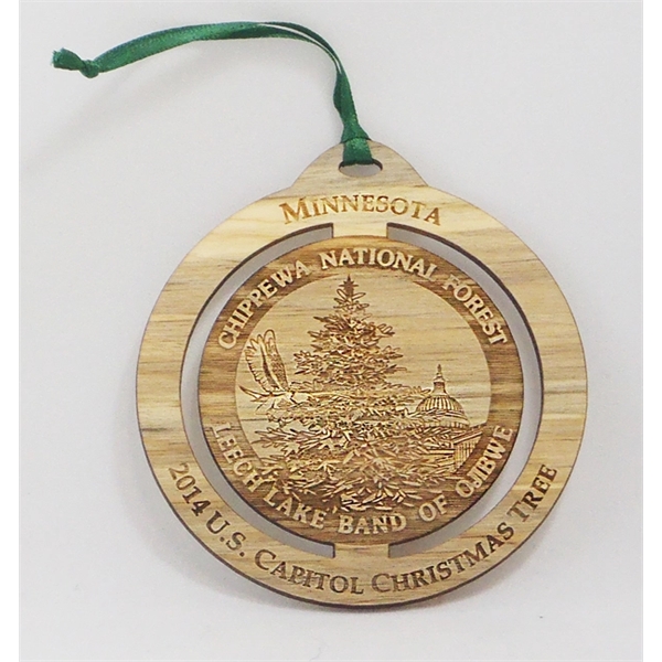 Cutout ornaments made of solid wood measure 2" with multiple species,... from ASI 92531 Unique Custom Products / UCP