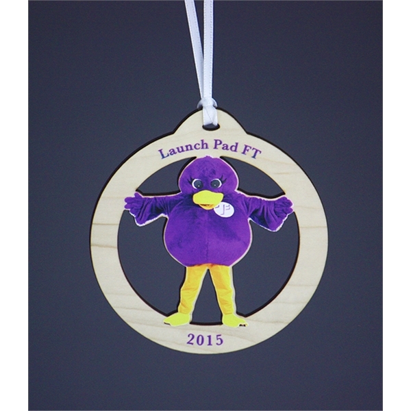 Cutout ornaments made of solid wood measure 2" with multiple species,... from ASI 92531 Unique Custom Products / UCP