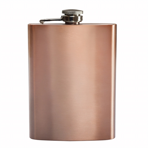Hip flask with single wall stainless steel construction and screw on/off... from ASI 39552 BEL Promo