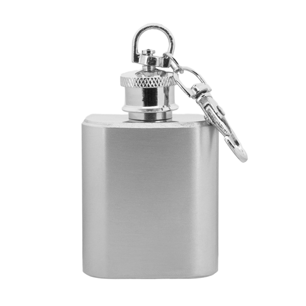 1 oz. stainless steel flask with single wall construction, screw on/off... from ASI 39552 BEL Promo