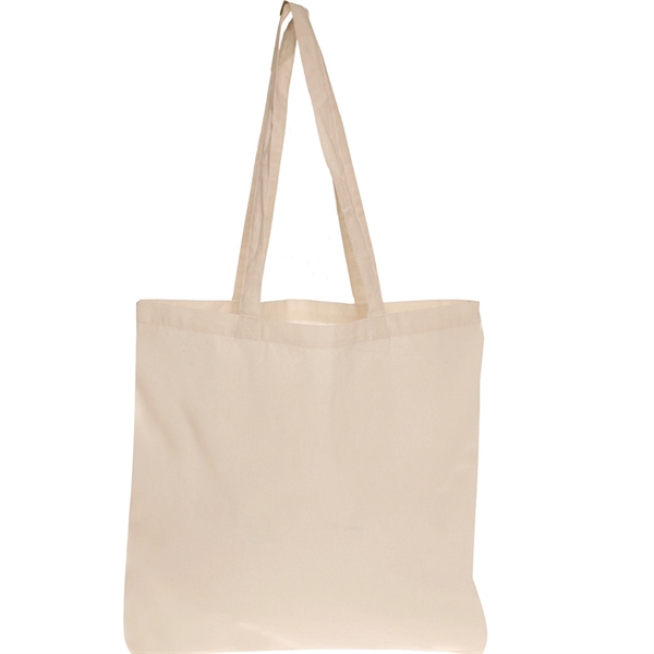 5 oz. Natural Cotton Tote Bags with 26" Handles. 140GSM Cotton... from ASI 39552 BEL Promo