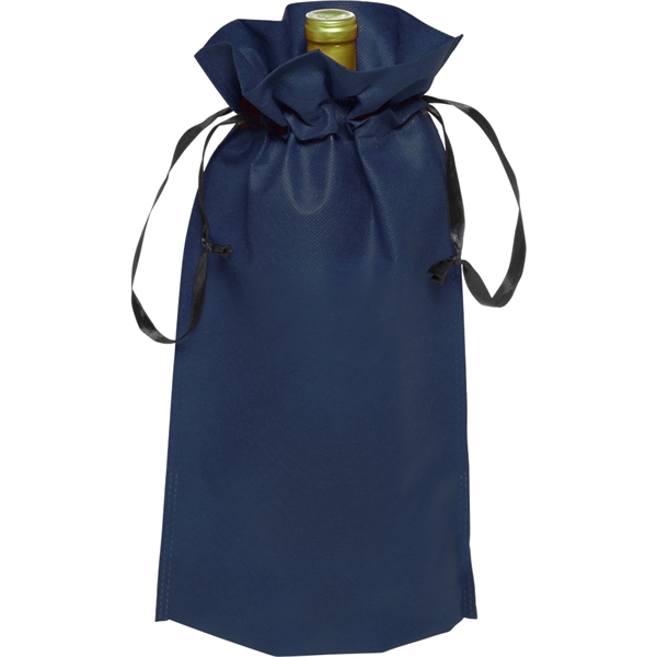 Non-woven vineyard ribbon drawstring bag with strong seams and space for... from ASI 39552 BEL Promo