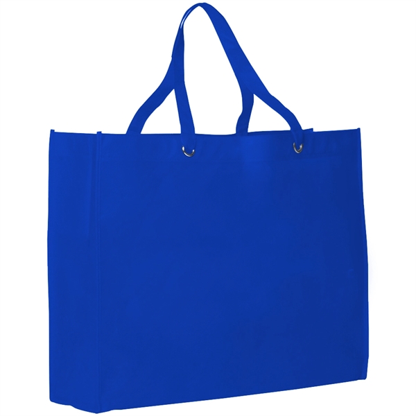 Non-woven tote bag with 5" gusset and comfortable carry straps.... from ASI 39552 BEL Promo
