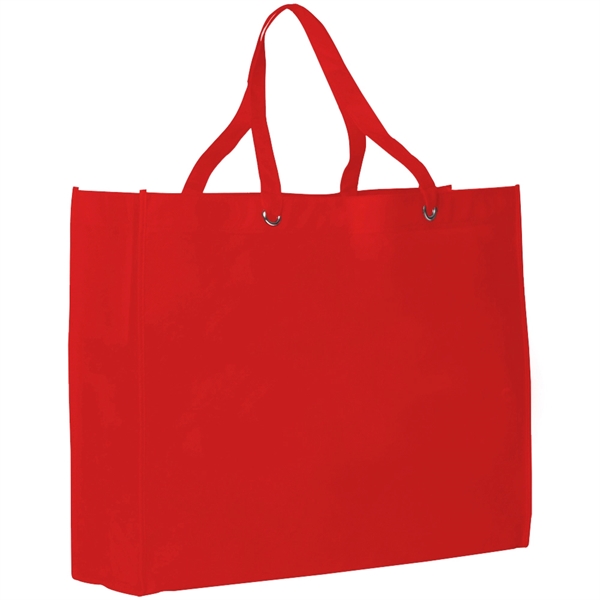 Non-woven tote bag with 5" gusset and comfortable carry straps.... from ASI 39552 BEL Promo