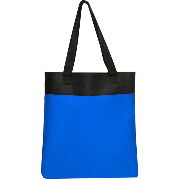 14" x 15" two-tone canvas tote bag with handles.... from ASI 39552 BEL Promo