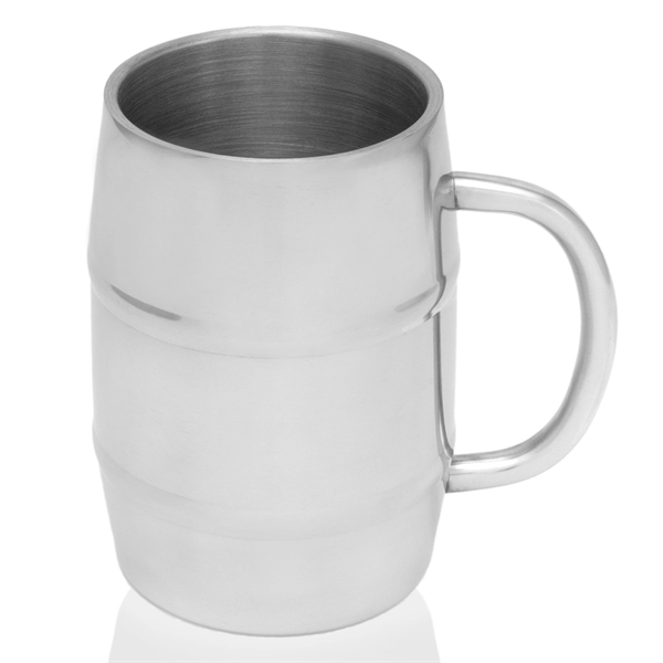 17 oz. large barrel Moscow Mule mug with brushed finish... from ASI 39552 BEL Promo