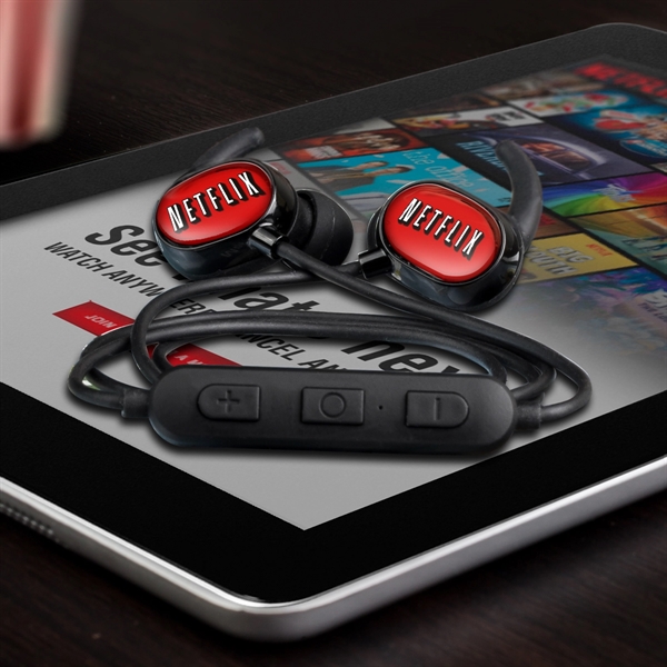 Wireless earbuds headset with Bluetooth connectivity with three different silicone ear... from ASI 61966 HPG / HandStands HPG Gold