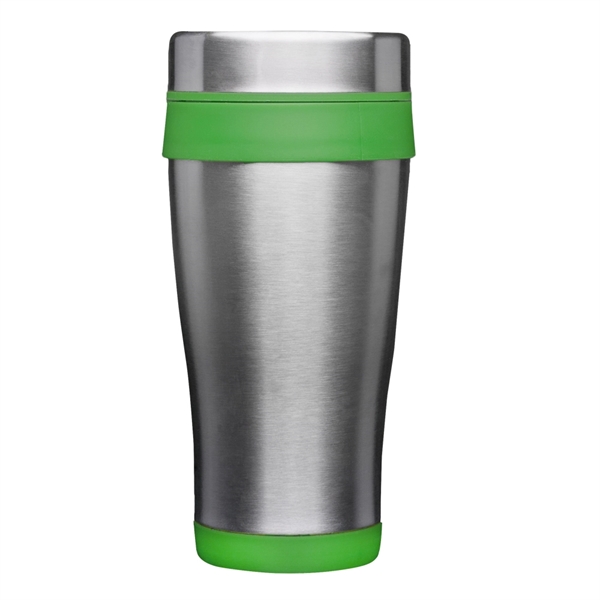 16 oz. stainless steel travel mug with double-wall thermal plastic insulation,... from ASI 39552 BEL Promo