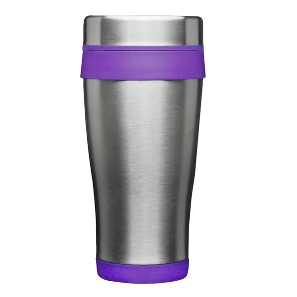 16 oz. stainless steel travel mug with double-wall thermal plastic insulation,... from ASI 39552 BEL Promo