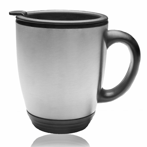 Steel bistro mug, 16 oz.... from ASI 39552 BEL Promo