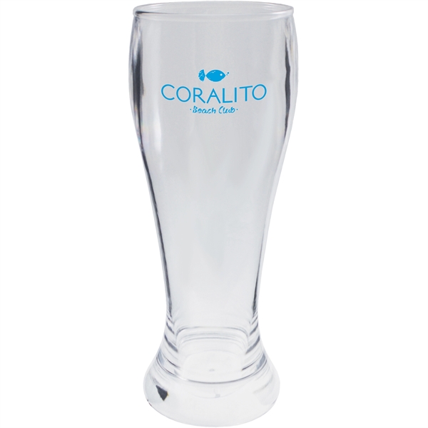 16 oz. Clear Plastic Bell Pilsner Glass.  Made in USA... from ASI 61952 Howw Mfg Co Inc / Howw USA