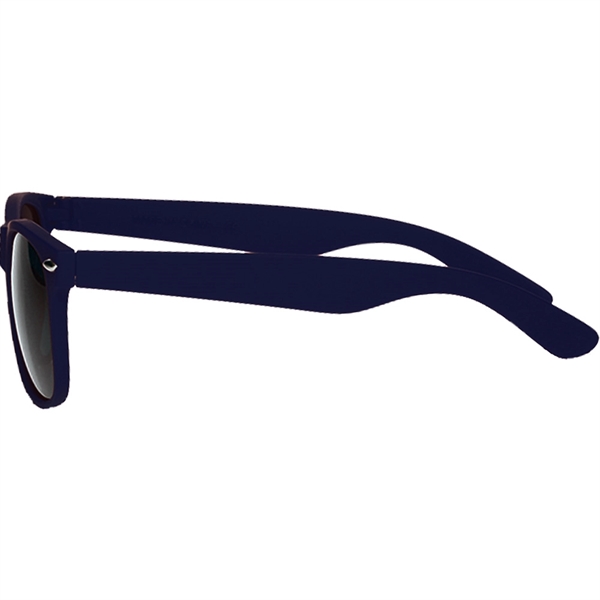 Velvet smooth plastic sunglasses in an adult size with UV protection.... from ASI 39552 BEL Promo