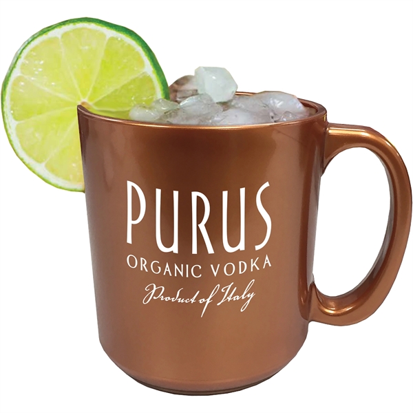 16 oz. Plastic Moscow Mule Mug with Handle.  Made in... from ASI 61952 Howw Mfg Co Inc / Howw USA