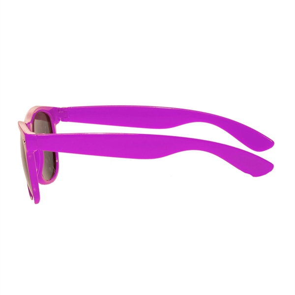 Plastic, adult-sized sunglasses with UV protection in plenty of available colors.... from ASI 39552 BEL Promo