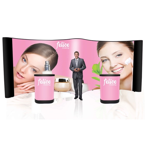 20' x 7.4' PVC and LAM eagle pop-up full graphic display... from ASI 30442 Above & Beyond Advertising Products