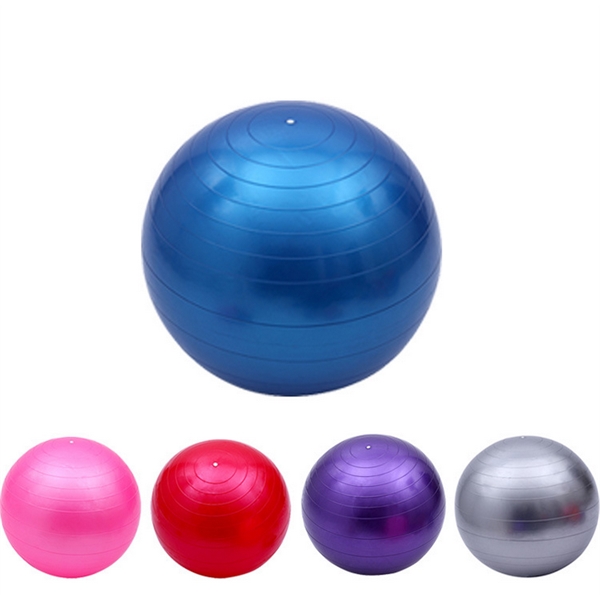Standard sized PVC yoga ball with included pump. Several colors.... from ASI 72657 Active Life Promo / Active Life Promo