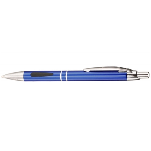 Aluminum pen measuring 5.5" W x 0.5625" H with multiple colors... from ASI 39552 BEL Promo