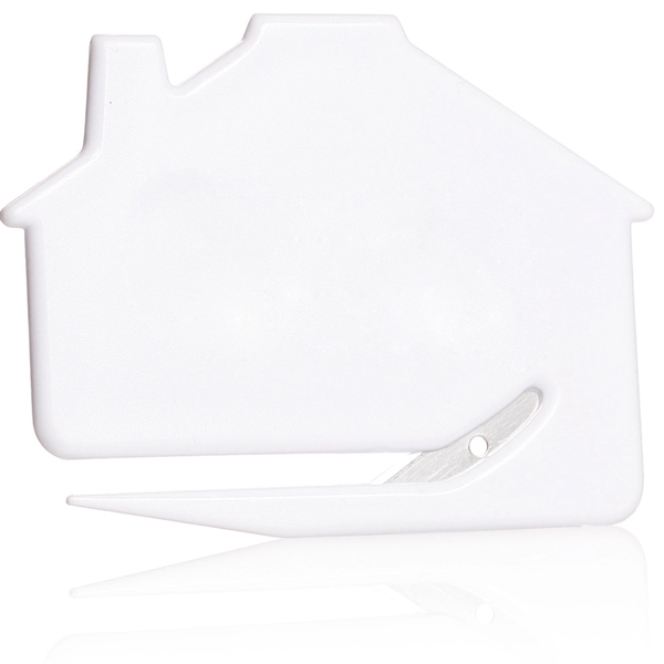 Printed house letter opener; plastic; 2.75" W x 2" H.... from ASI 39552 BEL Promo