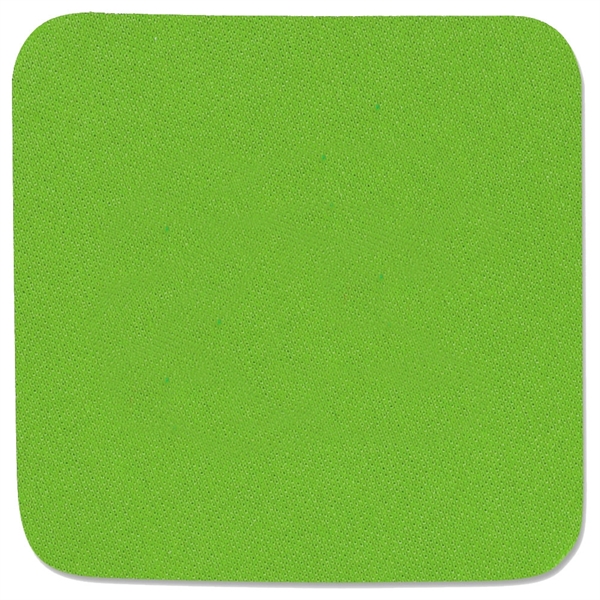 4" x 4" square-shaped, PU foam-constructed drink coaster.... from ASI 39552 BEL Promo
