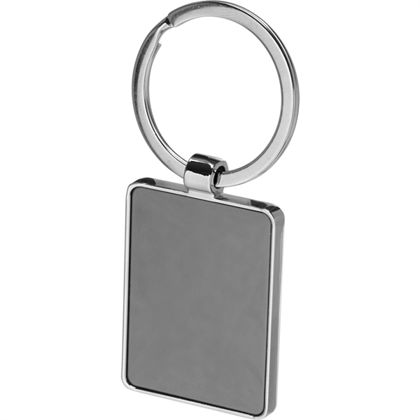 Two Tone Rectangular Metal Keychains .... from ASI 39552 BEL Promo