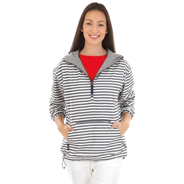 Women's wind and water-resistant quarter-zip pullover, made from Softex polyester with... from ASI 44620 Charles River Apparel