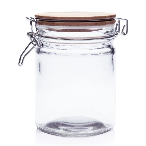 22 oz. glass candy jar measuring 3.74" W x 5.67" H... from ASI 39552 BEL Promo