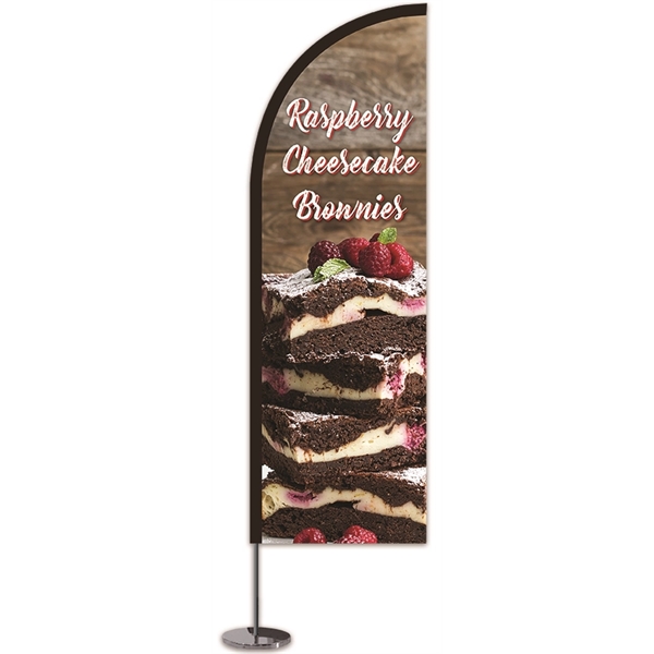 5.5" x 17.75" 4-ounce knit polyester double-sided desktop flag.... from ASI 36558 Aprons, Etc.