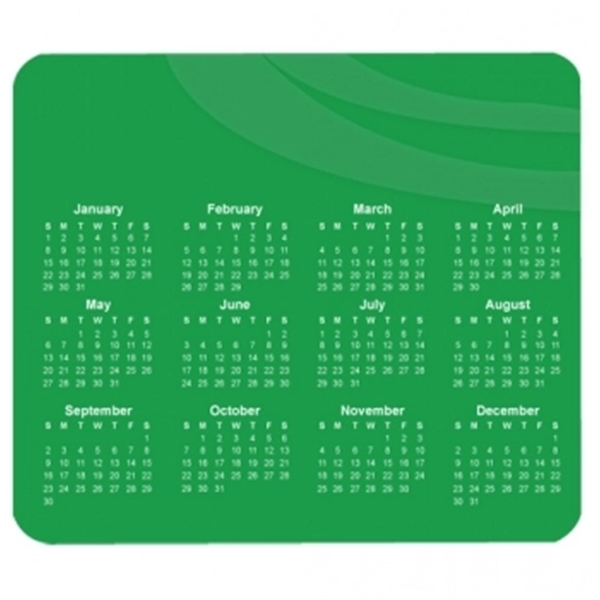 Rubber mouse pad with calendar.... from ASI 39552 BEL Promo