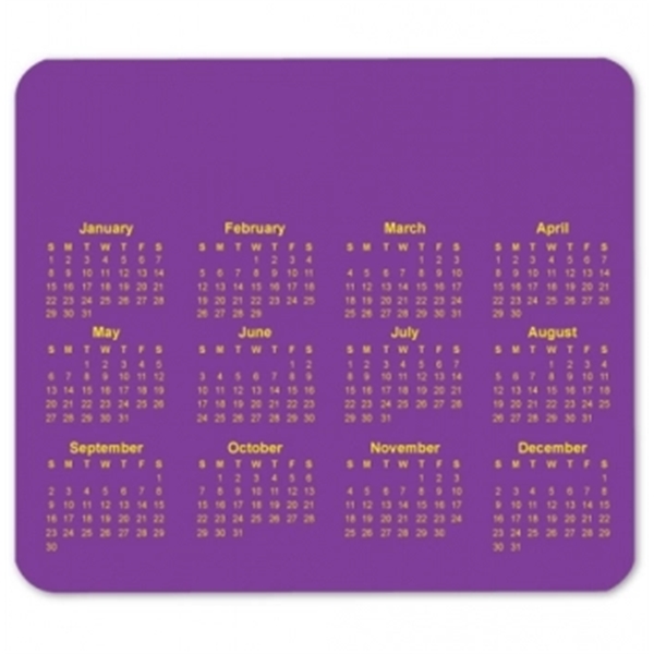 Rubber mouse pad with calendar.... from ASI 39552 BEL Promo