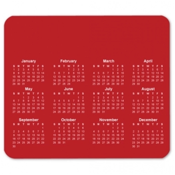 Rubber mouse pad with calendar.... from ASI 39552 BEL Promo