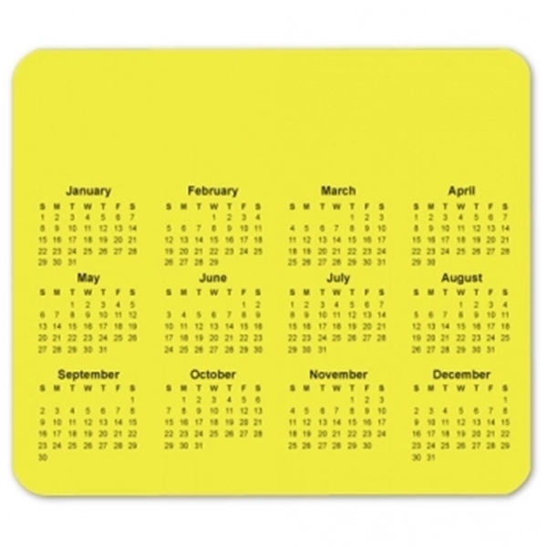 Rubber mouse pad with calendar.... from ASI 39552 BEL Promo