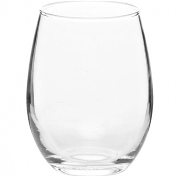 Clear stemless clear 9 oz. wine glass.... from ASI 39552 BEL Promo
