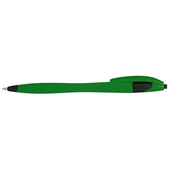 Plastic plunger action ballpoint pen.... from ASI 39552 BEL Promo