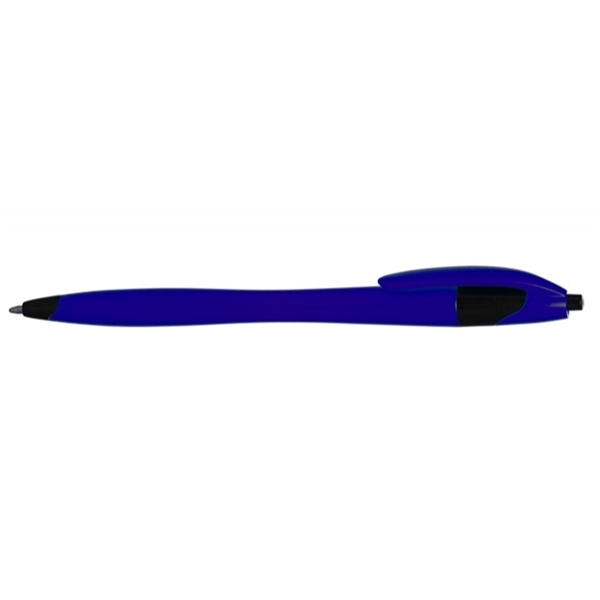 Plastic plunger action ballpoint pen.... from ASI 39552 BEL Promo