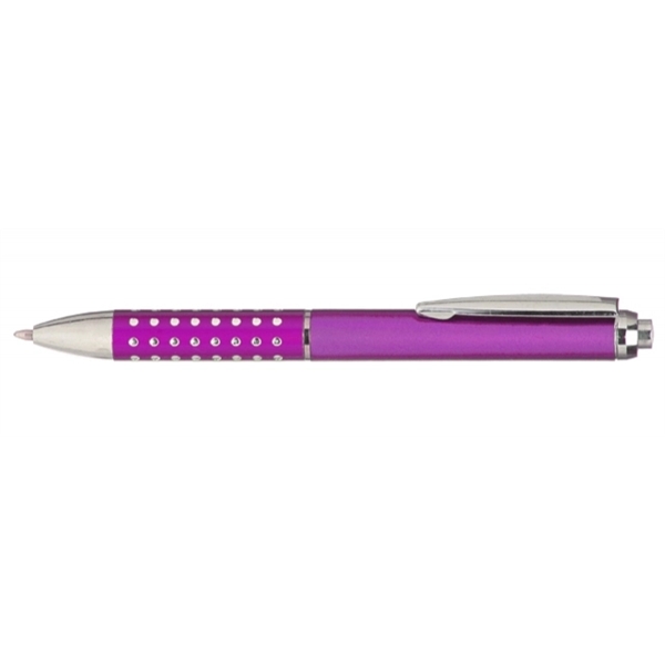 Plunger action rhinestone pen.... from ASI 39552 BEL Promo