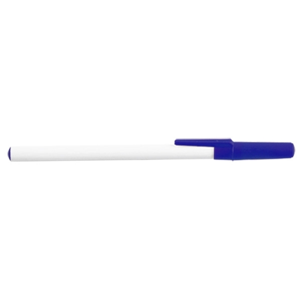 Blue Ink Ballpoint pen. Measuring 0.25"W and 6"H and made of... from ASI 39552 BEL Promo