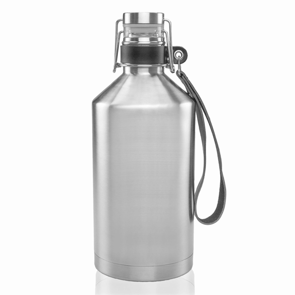 64 oz. stainless steel beer growler with double-wall design and a... from ASI 39552 BEL Promo
