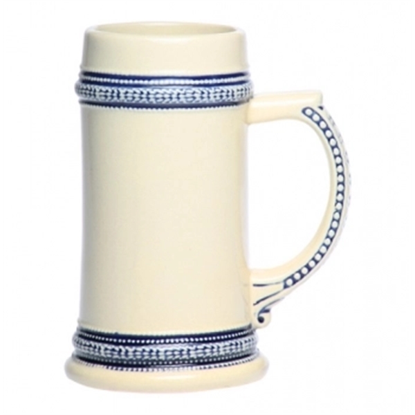 17 oz. ceramic stoneware beer tankard mug... from ASI 39552 BEL Promo