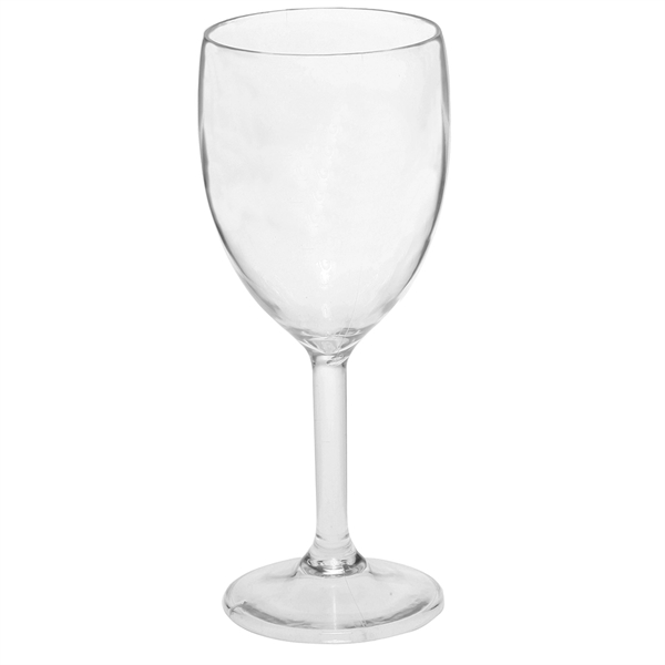 10 oz. plastic wine glass made of clear PS material.... from ASI 39552 BEL Promo